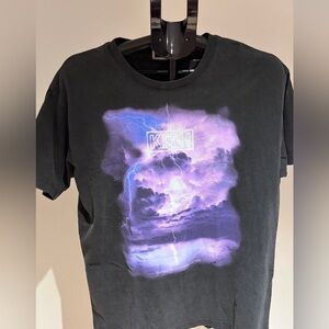 Kith Stormy Sky Graphic Tee in Black and Purple